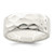 Sterling Silver Hammered Polished Ring - QR-1889090A-4483