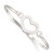 Sterling Silver Heart Bangle Bracelet