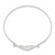 Sterling Silver Heart Bangle Bracelet