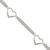 Sterling Silver Heart Bracelet - QG-AC889A82-8541