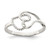 Sterling Silver Heart Ring - QR-0F67FBFB-5910