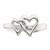 Sterling Silver Heart Ring - QR-11F9C65F-4649