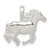 Sterling Silver Horse Charm - QC-25CCC6D1-7366