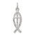 Sterling Silver Ichthus (Fish) Charm