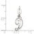 Sterling Silver Letter D Initial Charm - QC-30AA66FC-1255