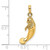 14K 3-D Polished Manatee Charm - K8-EB04351C-2315