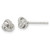 Sterling Silver Love Knot Post Earrings - QE-FA3E7FC2-7888