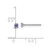 Sterling Silver Madi K Rhodium-plated 3.00mm Purple CZ Childrens Stud Post Earrings