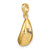 14K 3-D Polished Mussel Shell Charm
