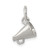 Sterling Silver Megaphone Charm - QC-D506397D-6559