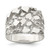 Sterling Silver Men's Nugget Ring - QR-887D5204-1989