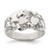 Sterling Silver Men's Nugget Ring - QR-9EDC2333-1511