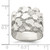 Sterling Silver Men's Nugget Ring - QR-C91DCED5-4244