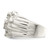 Sterling Silver Men's Nugget Ring - QR-D6F564C9-4177