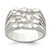 Sterling Silver Nugget Ring - QR-ECD23312-3022