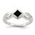 Sterling Silver Onyx Ring - QR-7AC342EE-9403