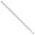 Sterling Silver Open Link Cable 8.50mm Bracelet