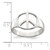 Sterling Silver Peace Sign Ring - QR-B6995B74-3744