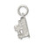 Sterling Silver Piano Charm - QC-82233AD6-9978
