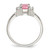 Sterling Silver Pink & White CZ Ring - QR-EF26C432-3147