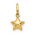 14k 3D Puffed Star Charm - XC-5926B024-4133
