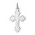 Sterling Silver Platinum-plated & 18k Gold-plated Cross Charm - QC-2FFC06BD-7848