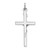 Sterling Silver Platinum-plated & 18k Gold-plated Crucifix Pendant - QC-D54ABF67-1166