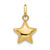 14k 3D Puffed Star Charm - XC-DBAE5D53-3035