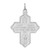 Sterling Silver Platinum-plated & Gold-tone 4-Way Medal Cross Pendant