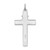 Sterling Silver Platinum-plated & Vermeil Rosary Cross Pendant