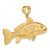 14K 3-D Red Fish Charm - K7-73D3AC85-2132