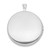 Sterling Silver Platinum-plated Tree Design Round Locket