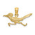 14K 3-D Road Runner Charm