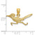 14K 3-D Road Runner Charm
