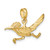 14K 3-D Road Runner Charm