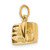 14K 3D Sardine Can Charm