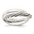 Sterling Silver Polished & Twisted Intertwined Rings - QR-EBA5E23E-4304