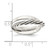 Sterling Silver Polished & Twisted Intertwined Rings - QR-EBA5E23E-4304