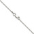 Sterling Silver Polished 1.15mm Square Snake Chain - QS-42D64451-1798