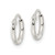 Sterling Silver Polished 1.5x10mm Endless Tube Hoop Earrings