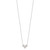 Sterling Silver Polished 3 Bead Necklace - QG-752626F1-3162