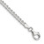 Sterling Silver Polished 3.15mm Curb Chain - QF-0D7E122A-4221