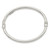 Sterling Silver Polished 3mm Hinged Baby Bangle