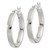 Sterling Silver Polished 4.75mm Oval Hoop Earrings
