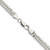 Sterling Silver Polished 5.7mm Double Diamond-cut Curb Chain - QD-F115ECB0-5714