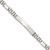 Sterling Silver Polished 6.5mm Fancy Link 7.75 inch ID Bracelet