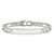 Sterling Silver Polished 6.5mm Fancy Link 7.75 inch ID Bracelet
