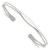Sterling Silver Polished 6mm Cuff Bangle