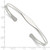 Sterling Silver Polished 6mm Cuff Bangle