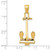14k 3-D T-Bar Style Anchor Pendant